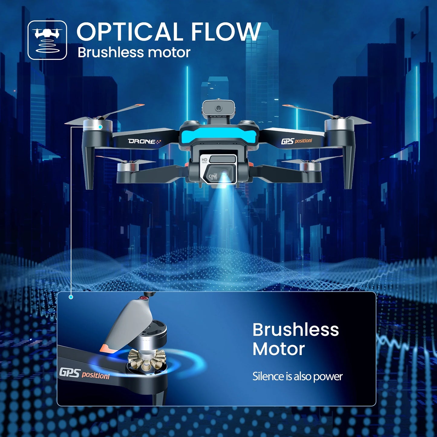 Elevate Your Aerial Adventures with the D99 GPS Drone: 8K UHD Camera, Foldable Design, Perfect for Beginners and Enthusiasts!